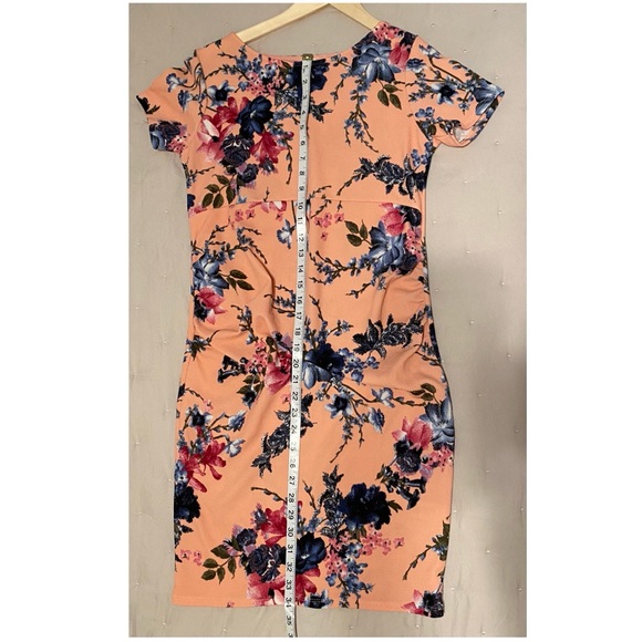 PINK BLUSH MATERNITY DRESS - Picture 3 of 5